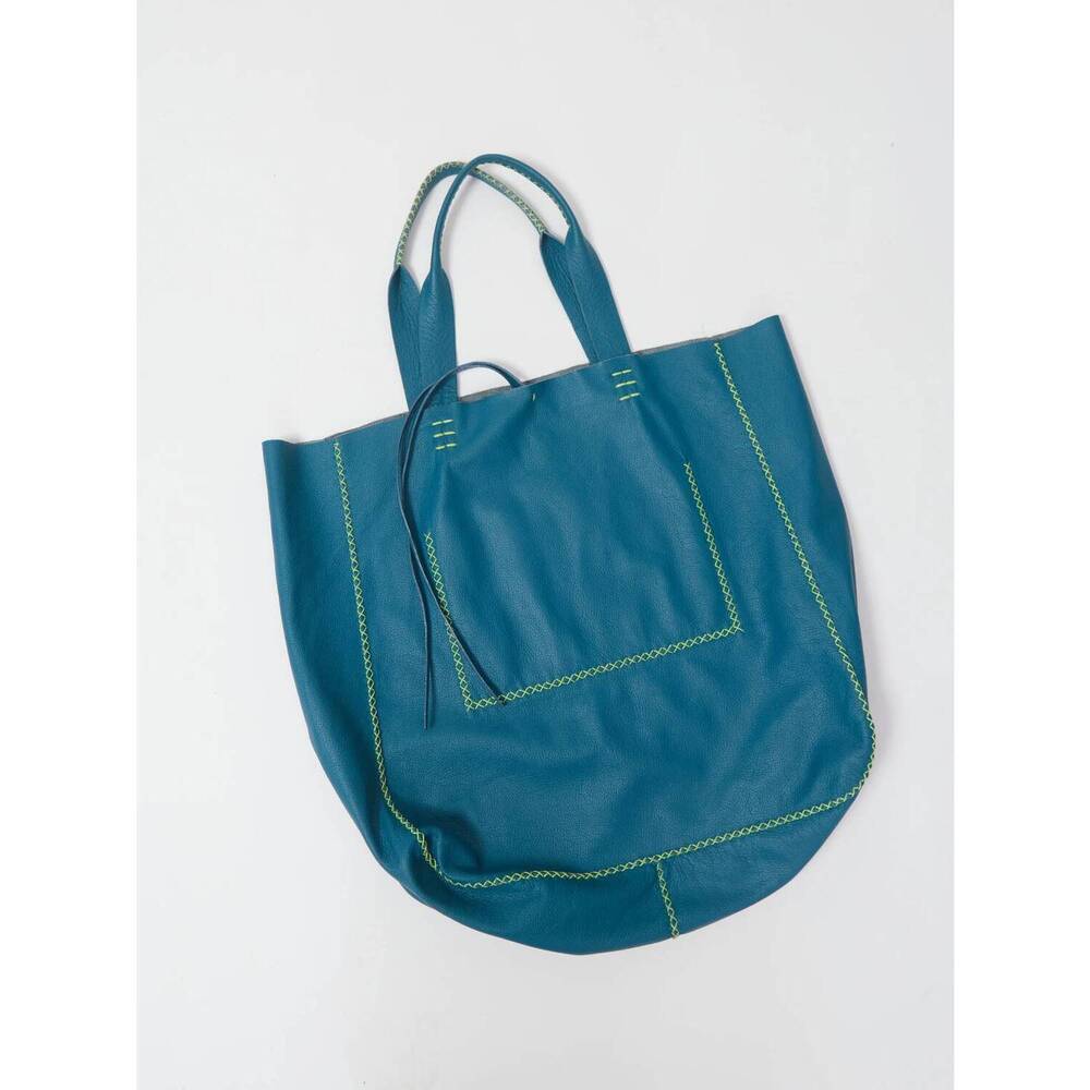 NEW VOLTA ATELIER women's ipanema tote in teal